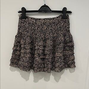 Black and White Polka Dot Skirt